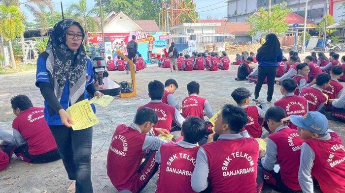 Berbagai kegiatan digelar dalam event Yamaha Fun Friday “School Holic” yang digelar PT Surya Timur Sakti Jatim (PT STSJ) selaku diler resmi Yamaha Kalselteng di SMK Telkom Banjarbaru, Jumat (16/6/2023).