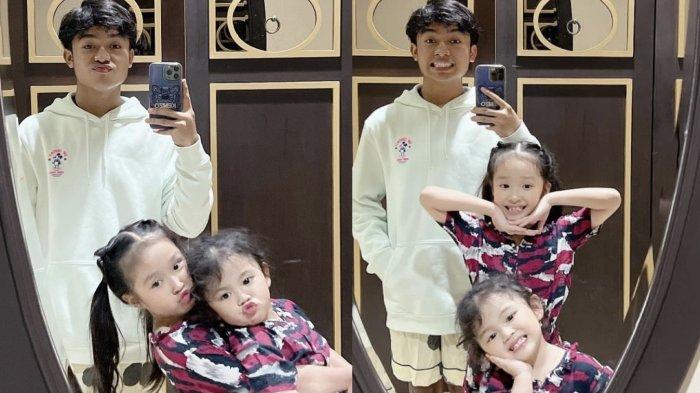 Betrand Peto, Thalia Putri Onsu dan Thania Putri Onsu.