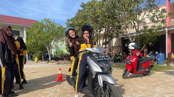 Event Yamaha Fun Friday “School Holic” di SMKN 2 Banjarmasin, Jumat (28/7/2023)