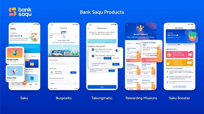 Fitur Bank Saqu.