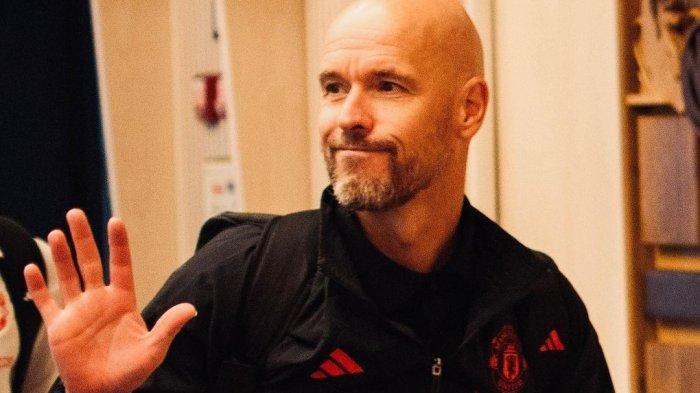 Pelatih Manchester United, Erik Ten Hag.