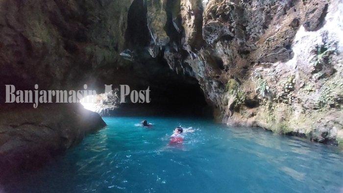 Gua Liang Tapah, objek wisata alam di Desa Geragata, Kecamatan Jaro, Kabupaten Tabalong memberikan daya tarik eksotisme alam.