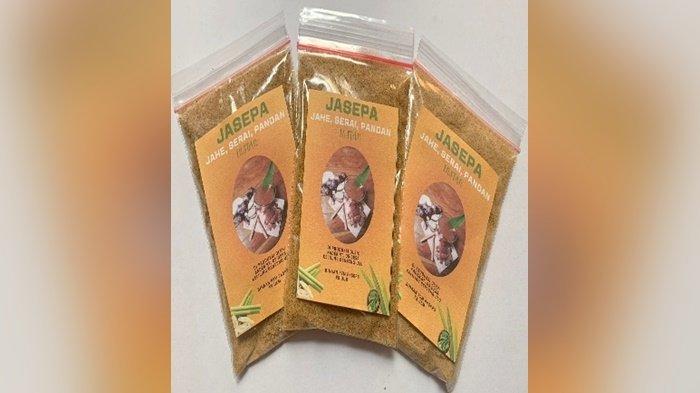 Hasil pelatihan pembuatan herbal instan (Jahe Instan).