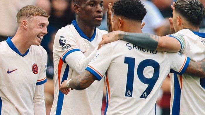 Hasil pertandingan West Ham United vs Chelsea skor 0-3, Jadon Sancho bersinar lagi, Nicolas Jackson & Nicolas Jackson tampil gemilang di Liga Inggris