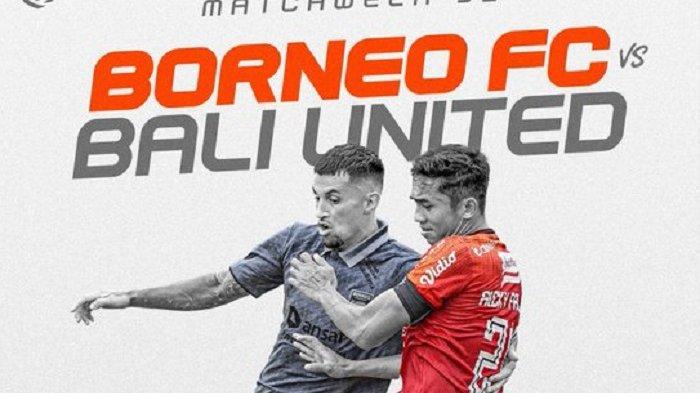 Live Gratis Indosiar Link Nonton Streaming Borneo vs Bali United Liga
