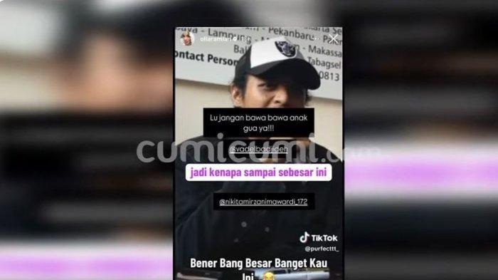 Instagram story Olla Ramlan kecam Vadel yang singgung sosok anak sulungnya, Sean Alexander dalam persoalan Lolly.