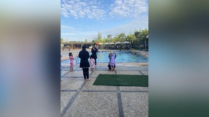 KOLAM RENANG0Berbagai pilihan kolam renang sesuai dengan kebutuhan, tak heran banyak yang memilih belakar renang di Palm Mini Waterpark Banjarbaru. 