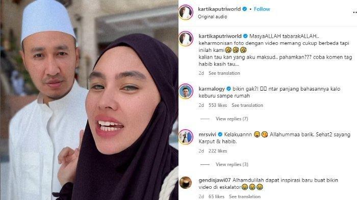 Kartika Putri dihujat lagi setelah izin ke suami ingin buat konten di eskalator Masjidil Haram yang viral.