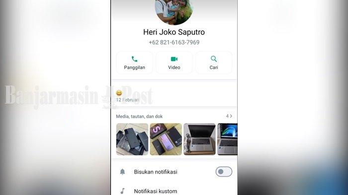 Kasi Pidsus Kejari HST, Heri Joko Saputro menyesalkan nama dan nomer whatsappnya dicatut orang tak bertanggungjawab.