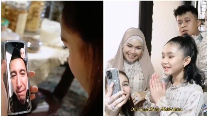 Keluarga Ayu Ting Ting video call dengan Lettu TNI Muhammad Fardhana