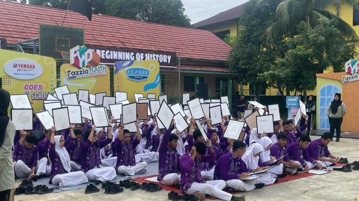 Kemeriahan even Fazzio Youth Project (FYP) yang digelar oleh PT Surya Timur Sakti Jatim (STSJ) Yamaha berlanjut hingga ke Kota Banjarbaru.