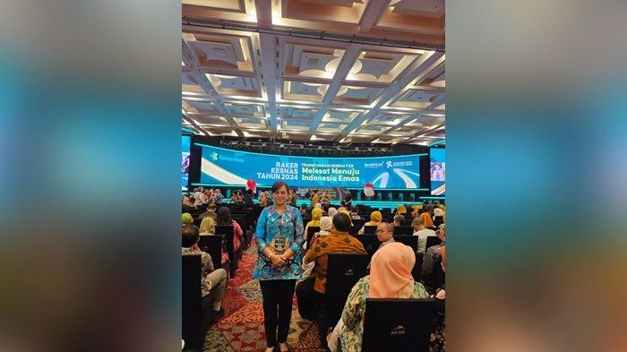 Kepala Dinas Kesehatan Kabupaten Kapuas dr.Tonun Irawaty Panjaitan,M.M Hadiri Rakerkesnas Tahun 2024, bertempat di Nusantara Hall-ICE BSD Tangerang, Rabu (24/04/2024)