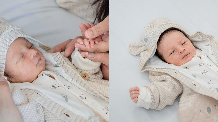 Kolase foto Baby Agham, anak Via Vallen.