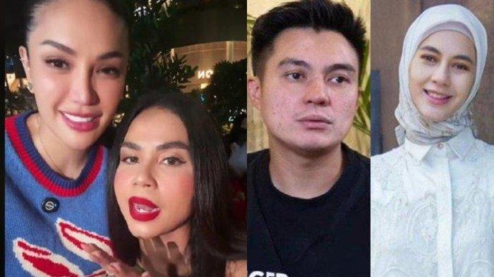 Kolase foto Melaney Ricardo, Nikita Mirzani, Baim Wong dan Paula Verhoeven.