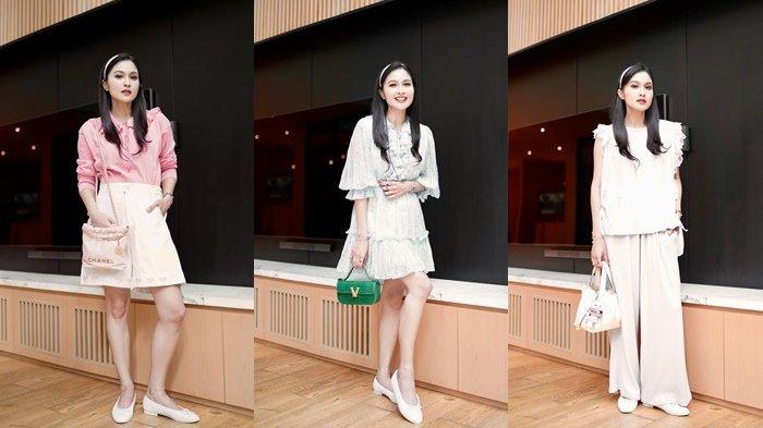 Kolase foto Sandra Dewi di akun instagramnya yang aktif lagi.