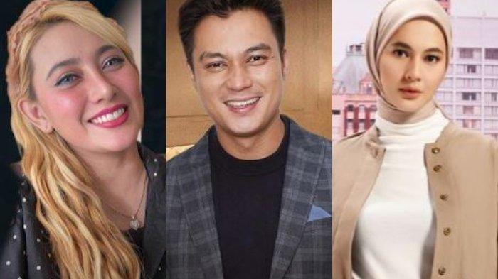Kolase foto Vista Putri, Baim Wong dan Paula Verhoeven.