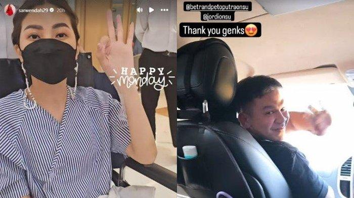 Jordi Onsu menjemput Sarwendah dari rumah sakit