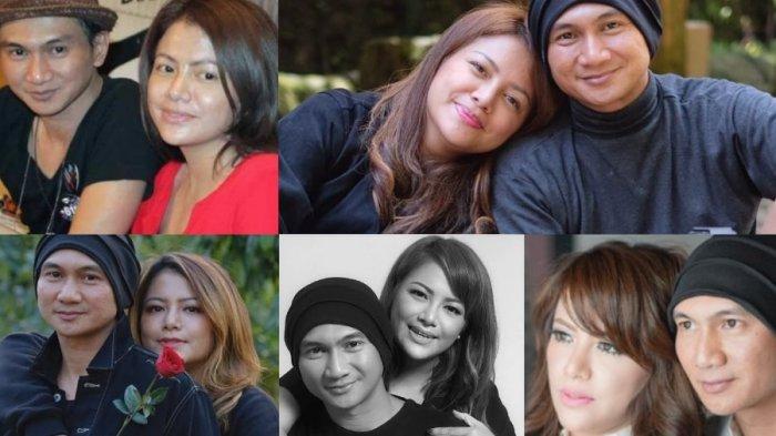 Kolase momen manis Anji Manji dan Wina Natalia.