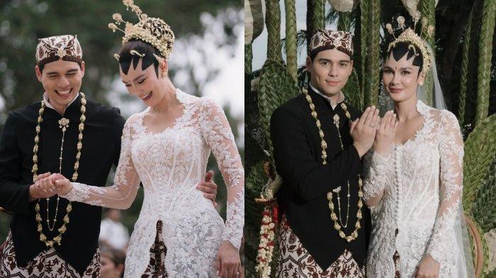 PESTA BARU DIMULAI - Kolase potret pernikahan Luna Maya dan Maxime Bouttier dari capture instagram, Kamis (8/5/2025). Usai akad nikah, rangkaian pesta pernikahan Luna dan Maxime dimulai, intip jadwalnya.