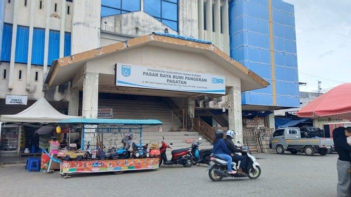 Pasar Raya Bumi Pangeran rusak berat, Pemkab Tanahbumbu bangun penampungan, ini respons pedagang