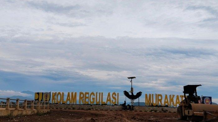 Kondisi terkini di Kolam Regulasi Murakata di Desa Mandingin, Kota Barabai, Kabupaten Hulu Sungai Tengah. 