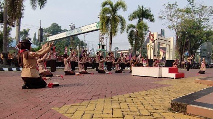 Tari Rudat Tari Japin Rudat Kreasi dan Senam Lalulintas Meriahkan Peringatan Hari ...