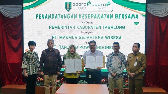 Memanfaatkan sampah organik menjadi bahan bakar jumputan padat untuk co-firing pembangkit listrik tenaga uap, Pemerintah Kabupaten Tabalong, Kalimantan Selatan menjalin kerja sama dengan perusahaan PLTU PT Makmur Sejahtera Wisesa (MSW) dan PT Tanjung Power Indonesia (TPI) salah satu anak perusahaan Adaro Grup.