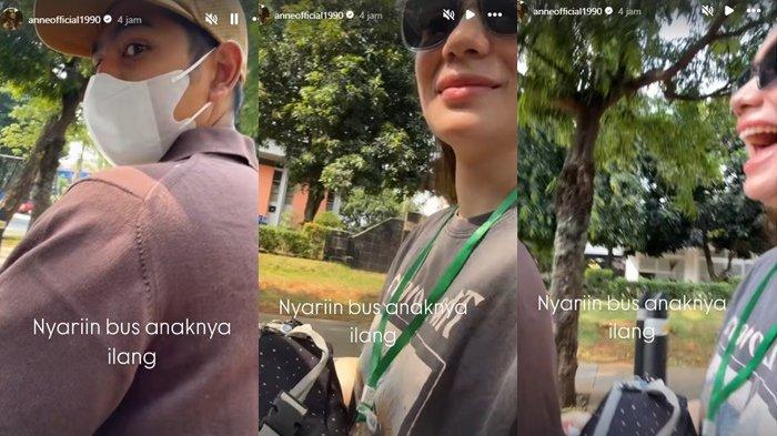 Momen Arya Saloka dan Putri Anne boncengan.