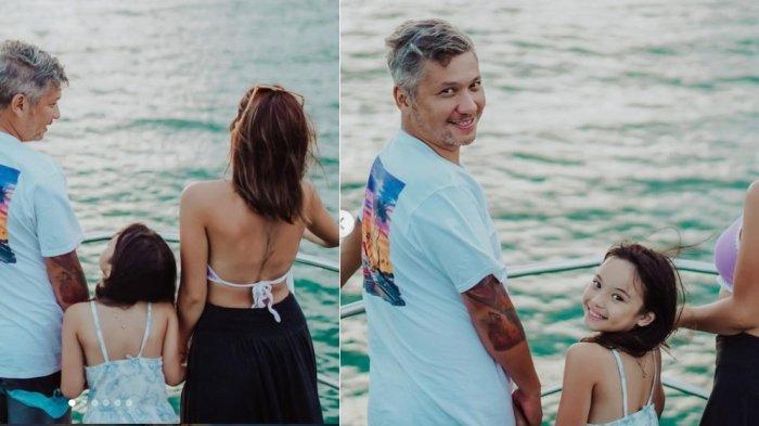 Momen Gisel, Gading Marten dan Gempi berlibur di Bali.