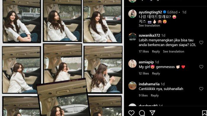 Ayu Ting Ting unggah foto di mobil