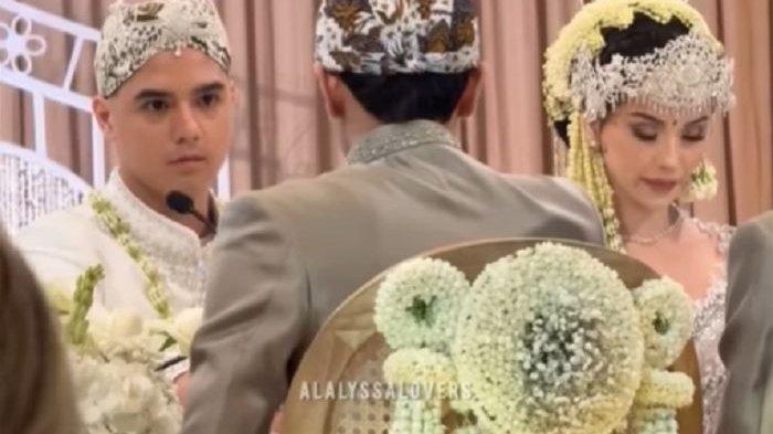 IJAB KABUL - Momen ijab kabul Al Ghazali dan Alyssa Daguise dicapture Senin (16/6/2025).