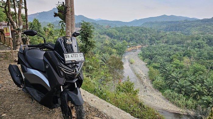 NMAX Turbo Tour Boemi Nusantara 2024 yang berlangsung di Kalimantan Selatan (Kalsel) ditutup dengan arung jeram “bambu rafting”, Sabtu (21/9) pagi.