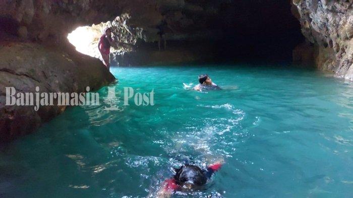 (Objek Wisata Gua Liang Tapah, Desa Geragata, Kecamatan Jaro, Kabupaten Tabalong semakin memberikan daya tarik bagi wisatawan.