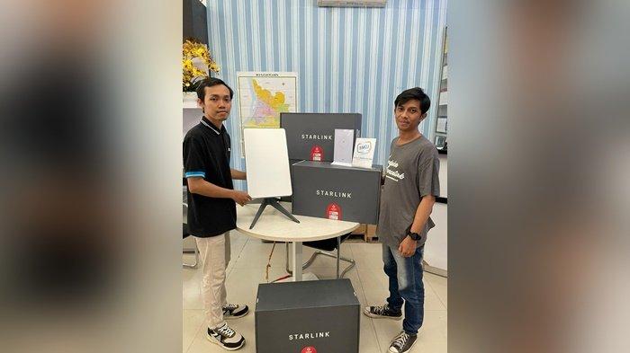 PT Borneo Prima Utama Jaya, Banjarmasin, Banjarbaru dan Palangkaraya menyediakan perangkat  Internet Cepat merek Starlink