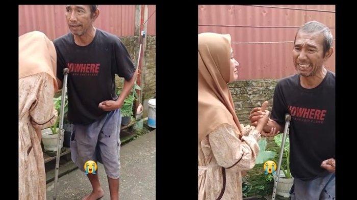 Pertemuan ayah kandung dan seorang anak yang sudah terpisah 22 tahun