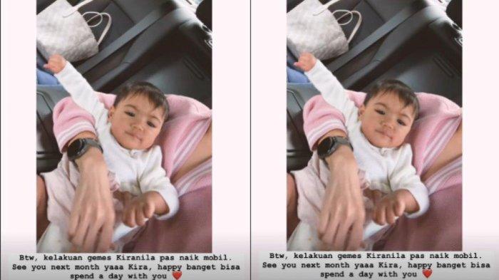 Potret Nana Mirdad bersama bayi yang ditemukannya dulu.