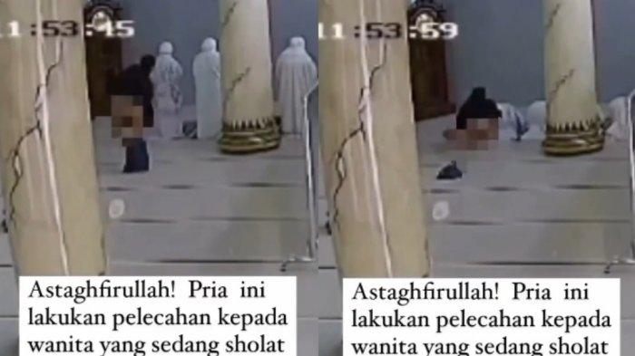 Beredar di media sosial hasil rekaman CCTV yang memperlihatkan seorang pria sedang melakukan pelecehan terhadap jamaah wanita yang tengah sholat dzuhur di Masjid Desa Gunung Sari, Kecamatan Baureno, Bojonegoro, Jawa Timur.
