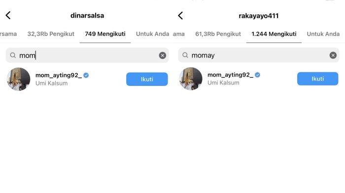 Rakaya dan Dinar Salsa masih ikuti ibu Ayu Ting Ting
