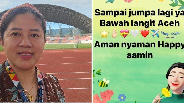 Rara Istiani Wulandari alias Mbak Rara, pawang hujan yang menuai kontroversi karena menggelar ritual di Kota Serambi Mekkah, Aceh