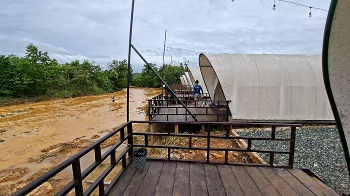 SUASANA ALAM-Suasana Glampung di kawasan Kiram Kabupaten Banjar, Selasa (27/5/2025).