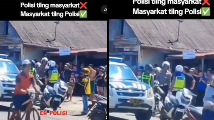 
Instagram
Menilang seorang pengendara motor akibat pajak plat kendaraan yang mati dan tidak menggunakan spion, oknum polisi justru ditilang balik oleh warga. 
