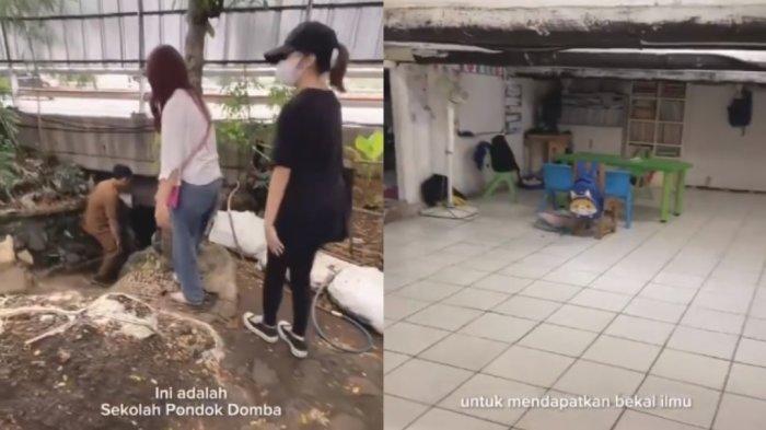 Berbeda dengan pelajar kebanyakan, para siswa Sekolah Pondok Domba yang berlokasi di kolong Jembatan Kalijodo sehari-harinya belajar dengan kondisi seadanya