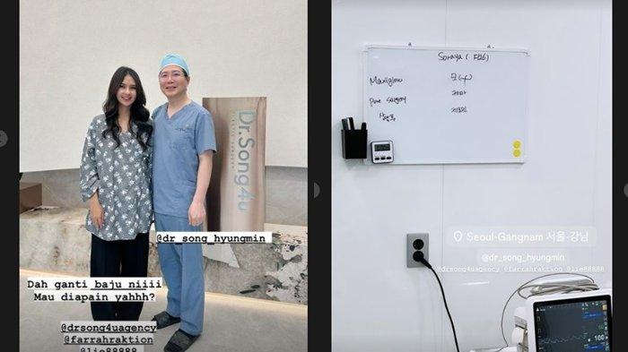 Soraya Rasyid datangi dokter ahli bedah plastik di Korea.