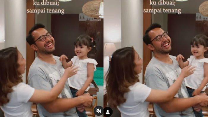 Kiky Saputri dan anaknya bersama Khairi