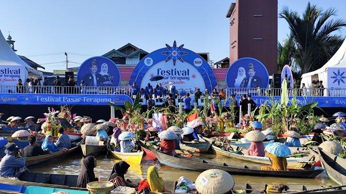 Festival Pasar Terapung Lok Baintan Banjar Jadi Tumpuan Ekonomi ...