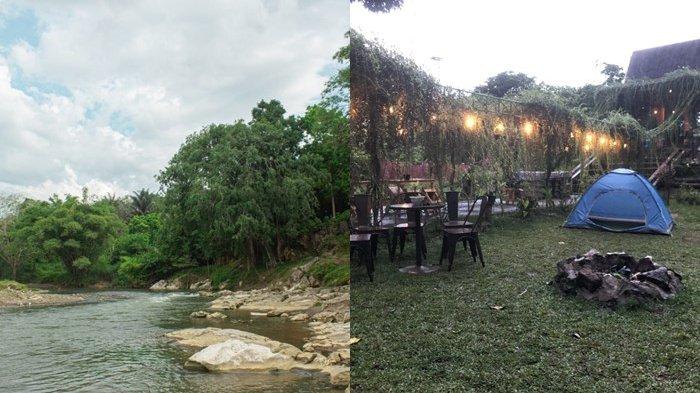 Suasana di pusat wisata Pagat Batu Banawa, Kabupaten HST, Kalsel.