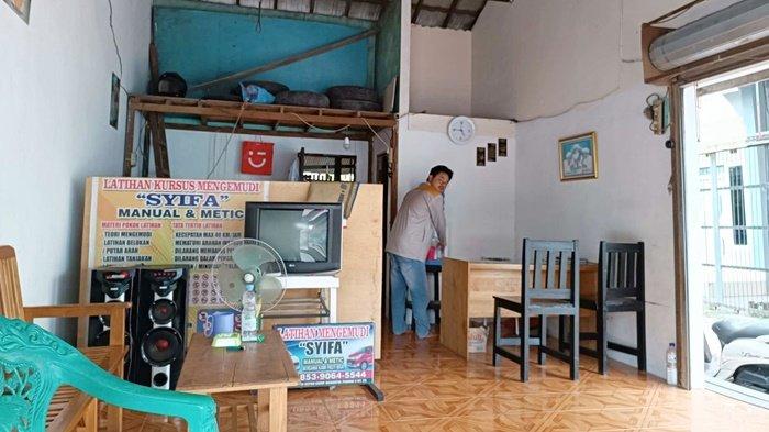 Tempat latihan mengemudi Syifa Banjarmasin di Jalan HKSN.