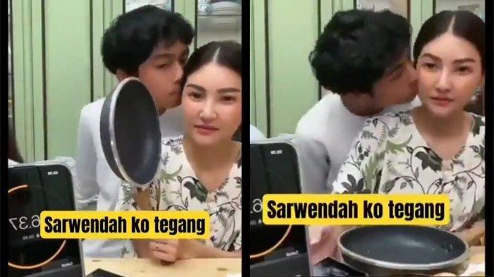 Video lawas Betrand Peto mencium Sarwendah mencuat lagi.