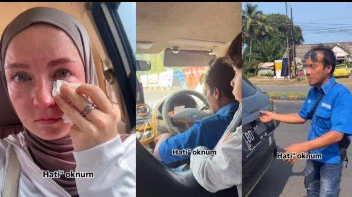 Bule Rusia diturunkan oleh seorang driver