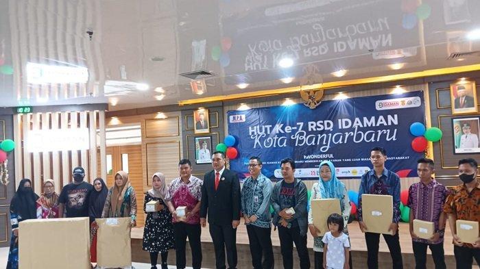 Wali Kota Banjarbaru, Aditya Mufti Ariffin  saat memperingati HUT RSD Idaman Banjarbaru ke 7 bersama unsur Forkopimda